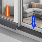 Door Weatherstrip Rain Guard | Water Deflector Flashing Shield For Glass Windows Balcony Sliding Doors 1m