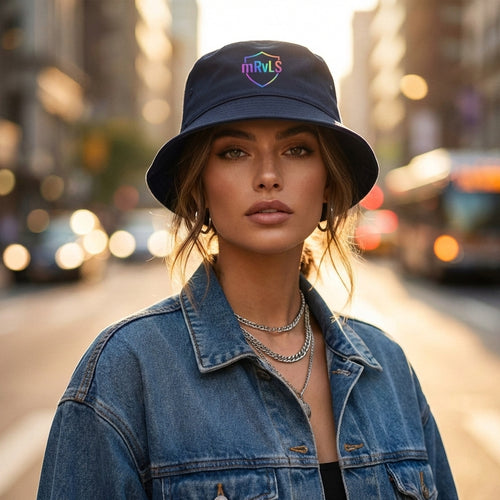 mRvLS Marvellous Bucket Hat Techno