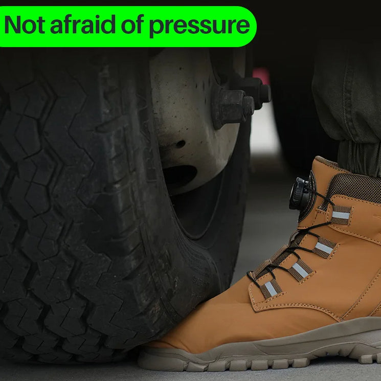 Waterproof Safety Boots PPE Steel Toe Work Boots Anti-Smash Stab-Resistant