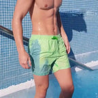 Magic Color Changing Beach Shorts - Swimming Bathers Surf Boardshorts