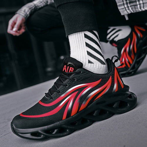 Air Mesh Blade Sneakers Flame Athletic Sports Shoes