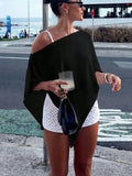 Women's Off-Shoulder Beach Cover-Up Summer Top