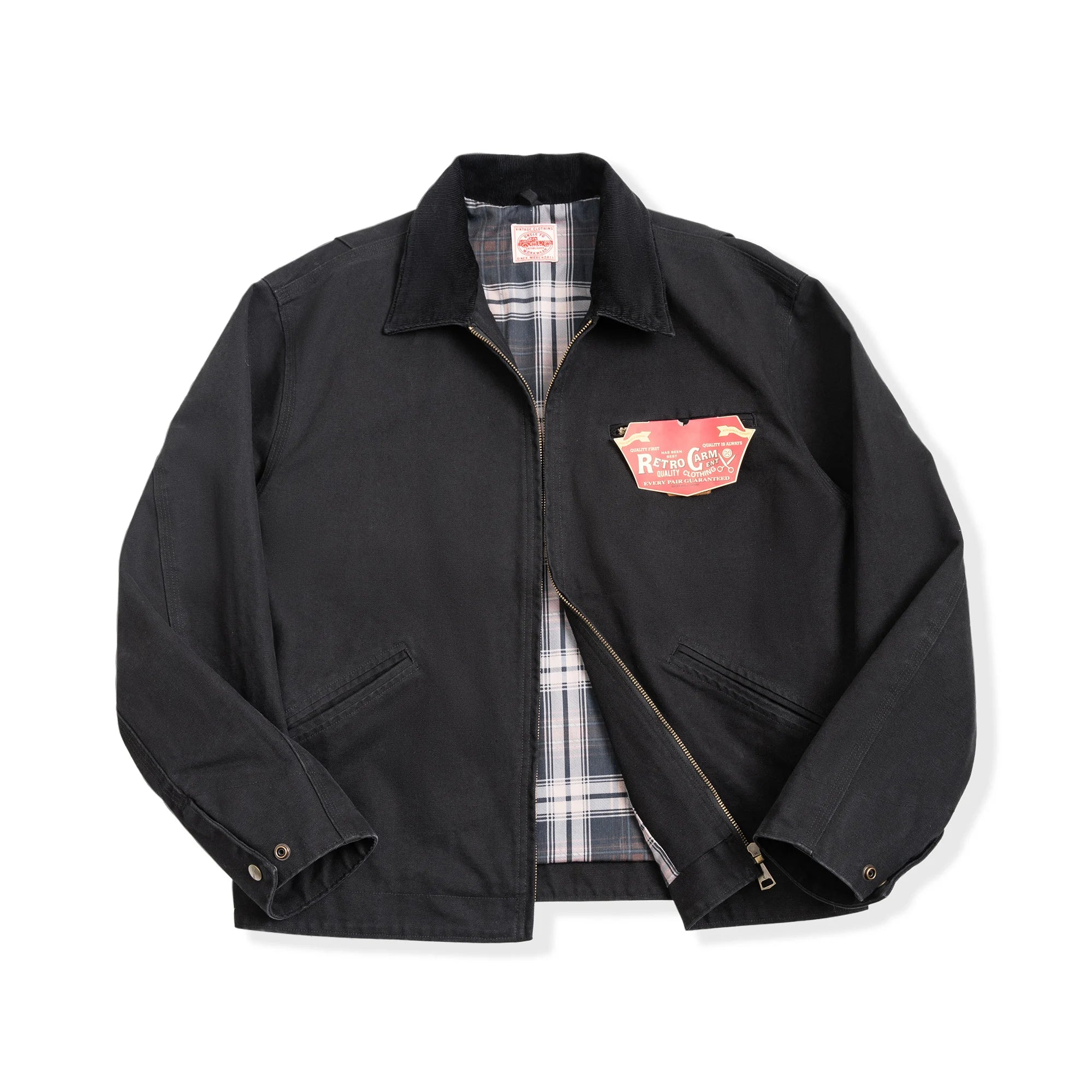 Men's Vintage Interstellar Movie Heavyweight Detroit Work Jacket