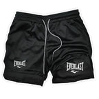 Men's Shorts 2 in 1 Layer Double Deck Gym Fitness Bottoms
