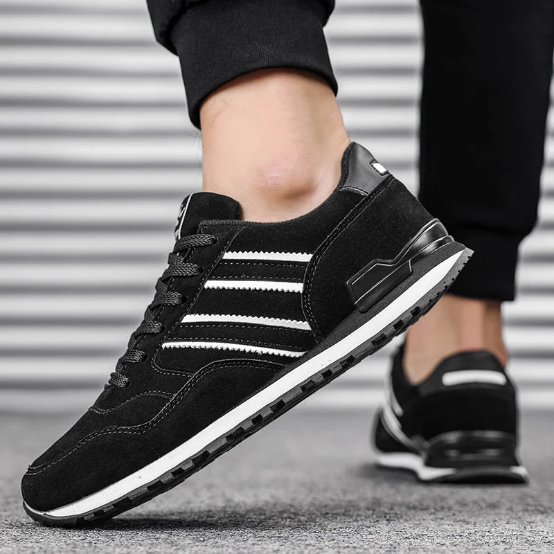 Men's Sneakers Two Stripe Athletic Runners