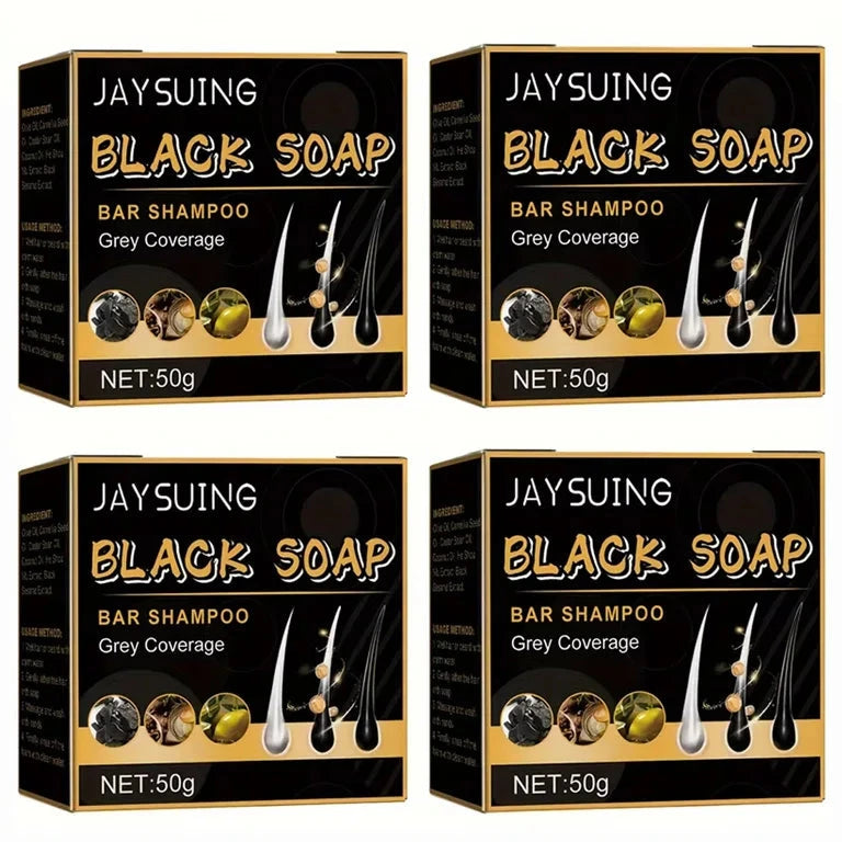 Black Hair Soap Grey-Be-Gone Revival Darkening Rejuvenating