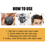 Black Hair Soap Grey-Be-Gone Revival Darkening Rejuvenating