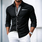 Men's Long Sleeve Shirt Smart Casual Date Night Outfit
