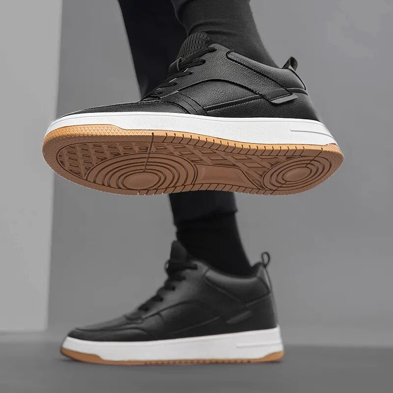 Platform Sneakers Boost Height 8cm Elevator Shoes Tall