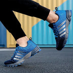 Sports Sneakers Stripes Gradient Breathable Running Shoes