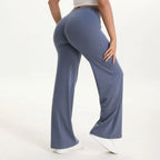 Comfort Flared Leggings Yoga Tights Casual Gym Pilates Sports Fitness
