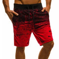 Gradient Board Shorts With Drawstring