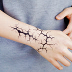 Face And Body Halloween Lightning Temporary Tattoo Stickers Makeup Pack