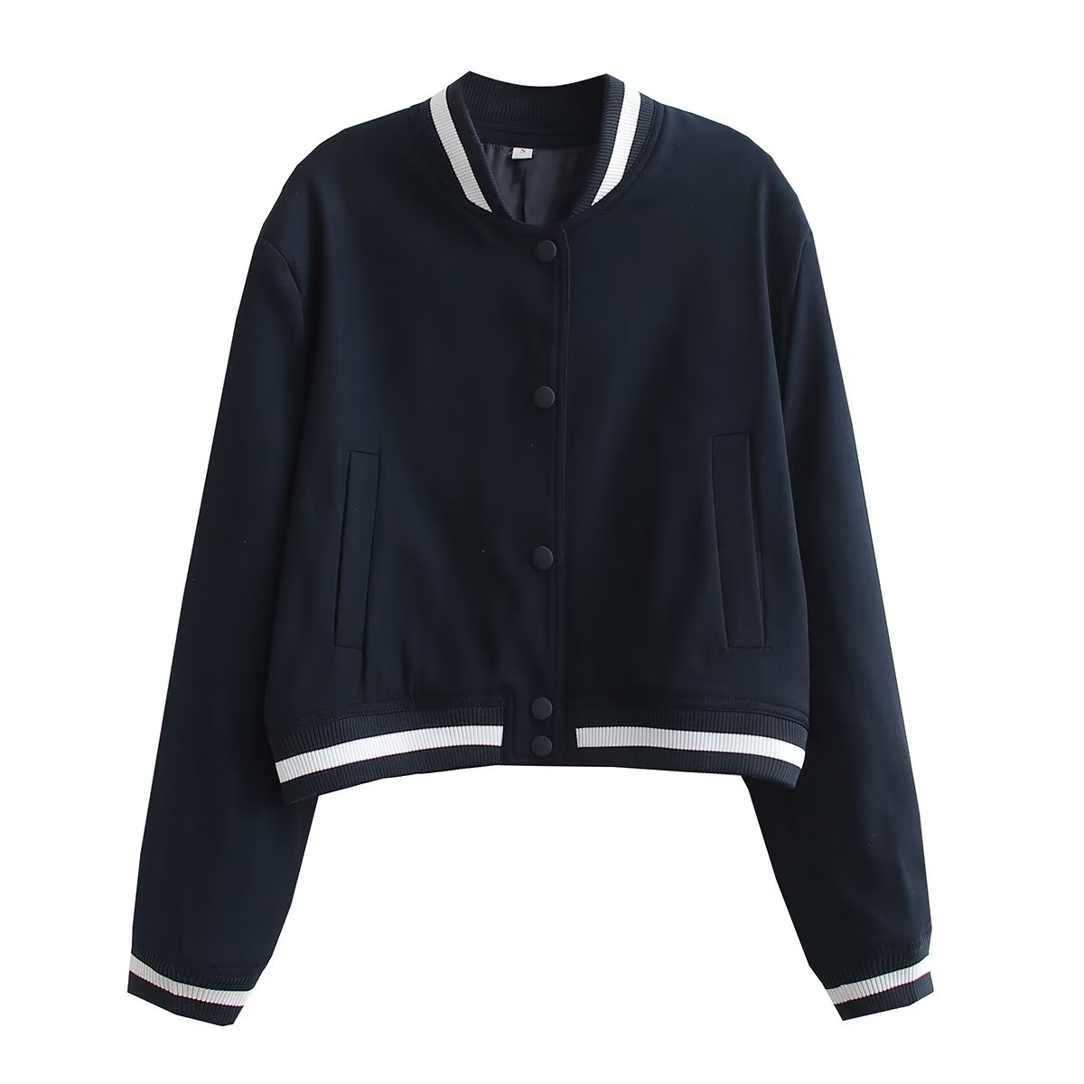 Bomber Jacket - Cropped Single Breast Classy Jacket Women's Wear