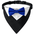 Bow Tie Dog Collar Tuxedo Bandana Adjustable Dress-up Party Costume