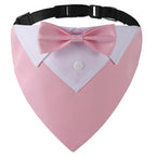 Bow Tie Dog Collar Tuxedo Bandana Adjustable Dress-up Party Costume