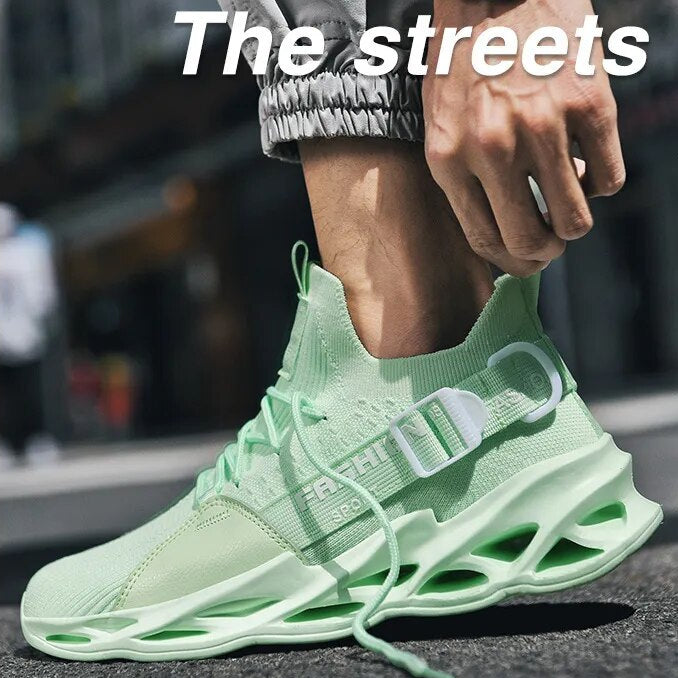 AirMesh Sneakers Breathable Blade Shock Absorbing Runners Athletic Sports Shoes