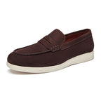 British Style Genuine Leather Loafers Slip-On Shoes
