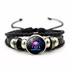 Star Signs Energy Bracelet Zodiac Good Luck Horoscope Women Men Bangle