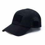 Camo Baseball Cap With Sunglasses Holder Velcro Outdoors
