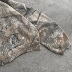 Camo Hoodie Zip-Up Retro Oversized Unisex