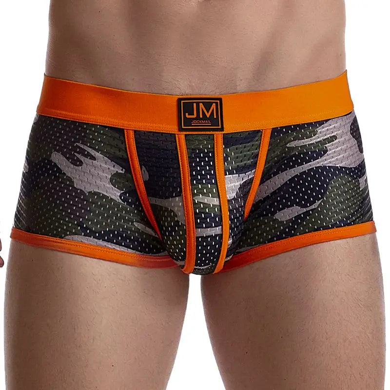 6 Pack Camouflage Men's Underwear Boxer Trunks Value Set