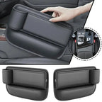 Car Seat Gap Filler Organiser Leather Storage Caddy Cup Holder