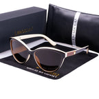 Cat Eye Women's Polarized Sunglasses Vintage Modern Design