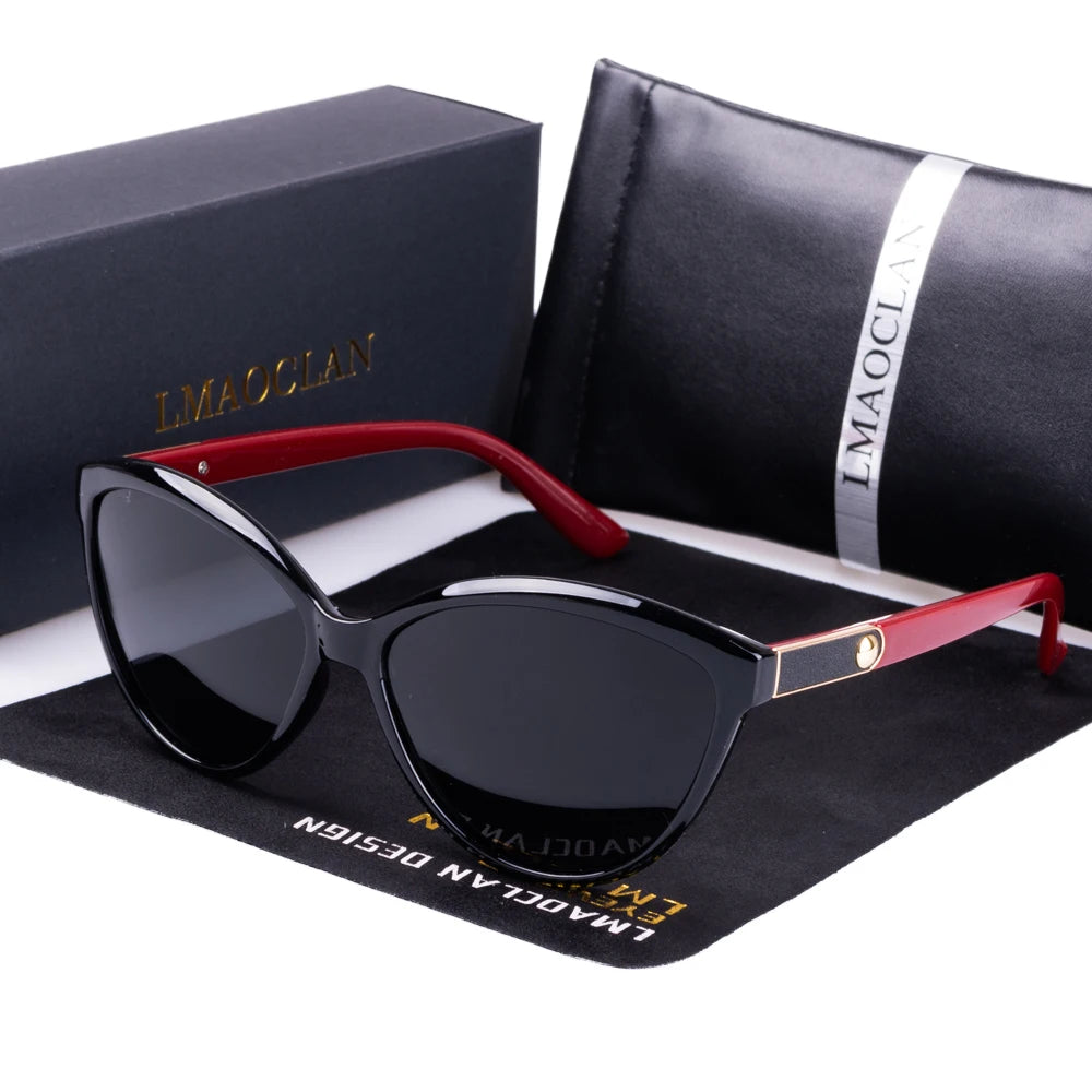Cat Eye Women's Polarized Sunglasses Vintage Modern Design