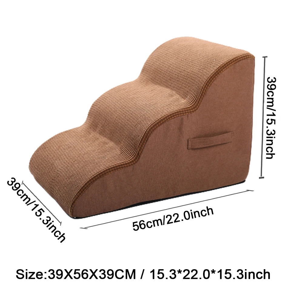 Cat Dog Ladder Pet Ramp Cushion Puppy Stairs