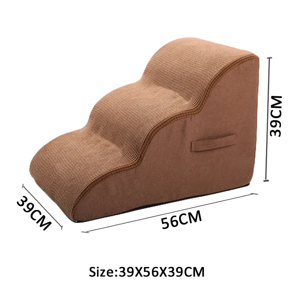Cat Dog Ladder Pet Ramp Cushion Puppy Stairs