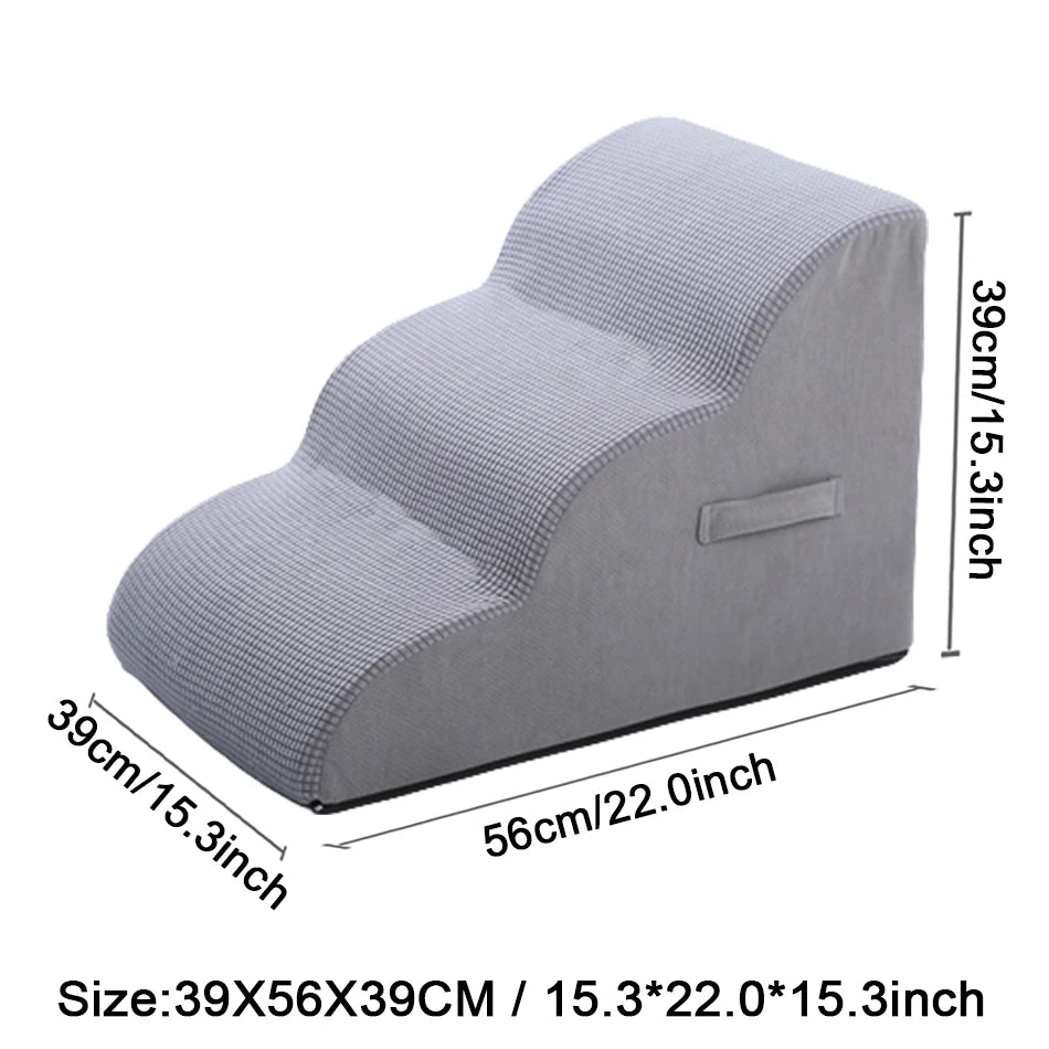 Cat Dog Ladder Pet Ramp Cushion Puppy Stairs