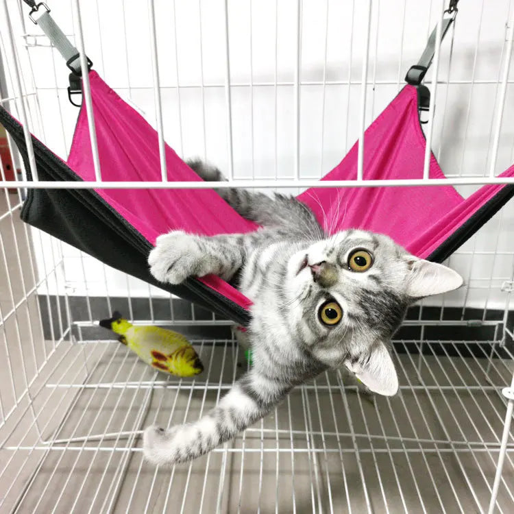 Cat Hammock Hanging Cosy Bed Adjustable Straps