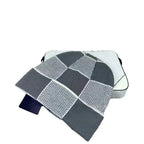 Beanie Chequered Knit Cuff
