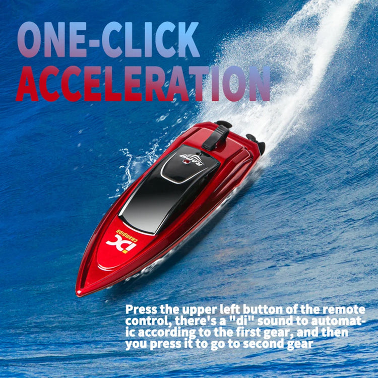 Mini Speedboat Remote Control RC Boat Water Fun Toy Gift for Kids