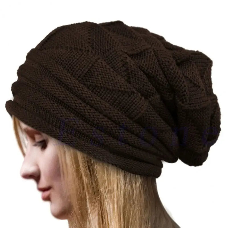 Knitted Baggy Beanie Ski Slouchy Skullie Unisex