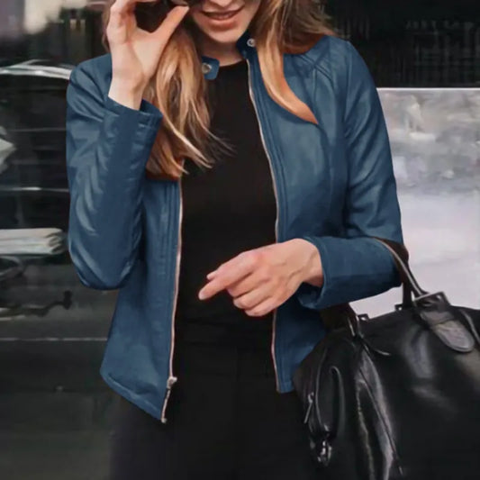 Classic Motorbike Biker Jacket Women's-Keep Melbourne Marvellous Official Store