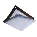 Clear Waterproof Tarp Rain Cover Transparent Multi Purpose Canopy
