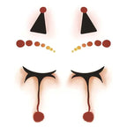 Clown Face Tattoo Temporary Sticker Party Makeup