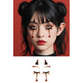 Clown Face Tattoo Temporary Sticker Party Makeup