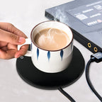 Coffee Warmer USB Cup Heater 3 Modes Auto-Off Keep Warm Tea Beverages