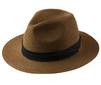 Classic Panama Hat Large Size Wide Brim Fedora