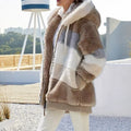 Oversized Jacket Plush Hooded Warm Fleece Women's Coat