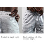Men's Shorts 2 in 1 Layer Double Deck Gym Fitness Bottoms