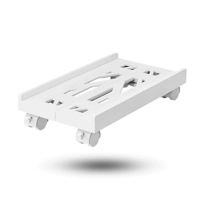 Computer Trolley 4 Caster Wheels PC Tower Stand