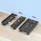 Computer Trolley 4 Caster Wheels PC Tower Stand