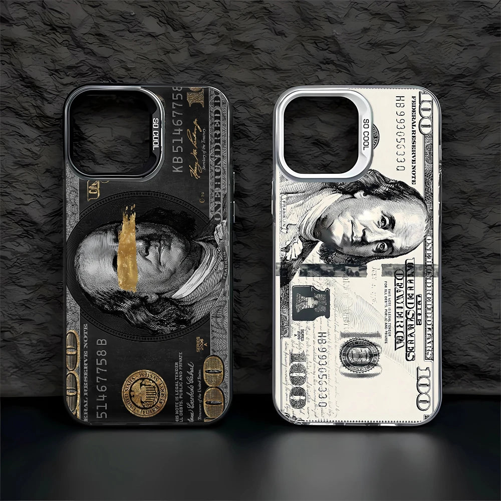 $100 Bill Money Print Phone Case – Luxury Cash Design Cover for iPhone