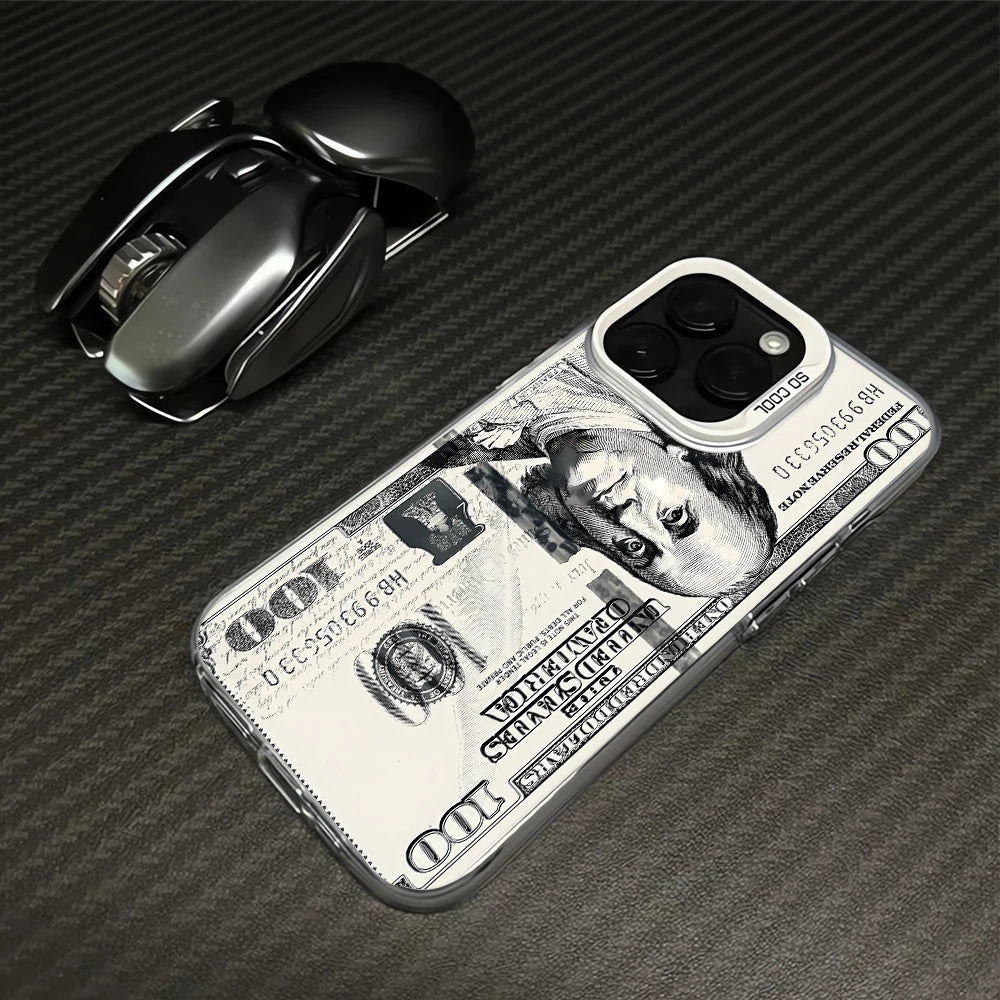 $100 Bill Money Print Phone Case – Luxury Cash Design Cover for iPhone
