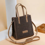 Tote Crossbody Handbag Plush Fluffy Faux-Fur-Wool Shoulder Bag Purse