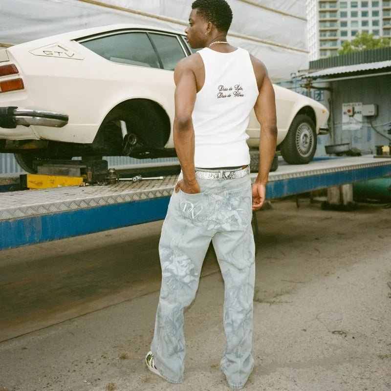 Angel Jeans Retro Baggy Cupid Angels Unisex